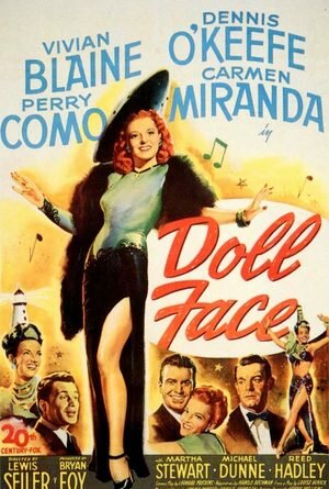 Poster thumb doll face cara de munyeca 1945