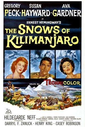 Poster thumb the snows of kilimanjaro 1952